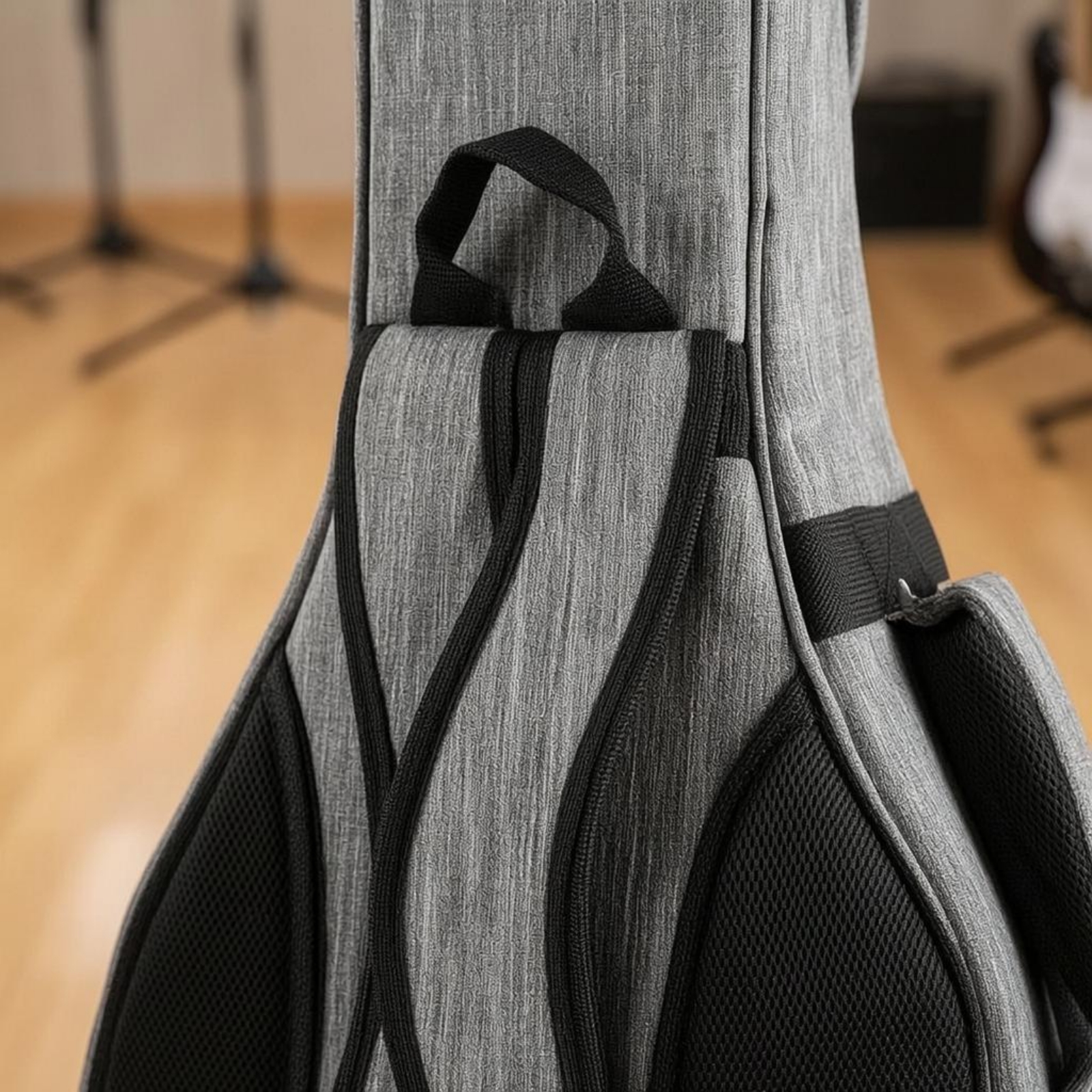 Guitar Strap Padded - Guitar Bag Backpack Stowable Straps Padded