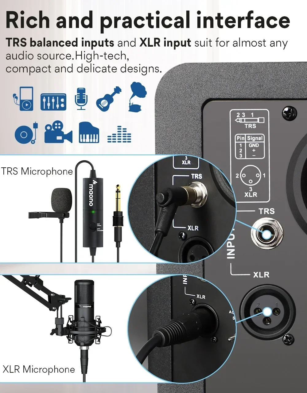 Audio Music Recording - 2025 MAONO Desktop Monitor Speakers Computer
