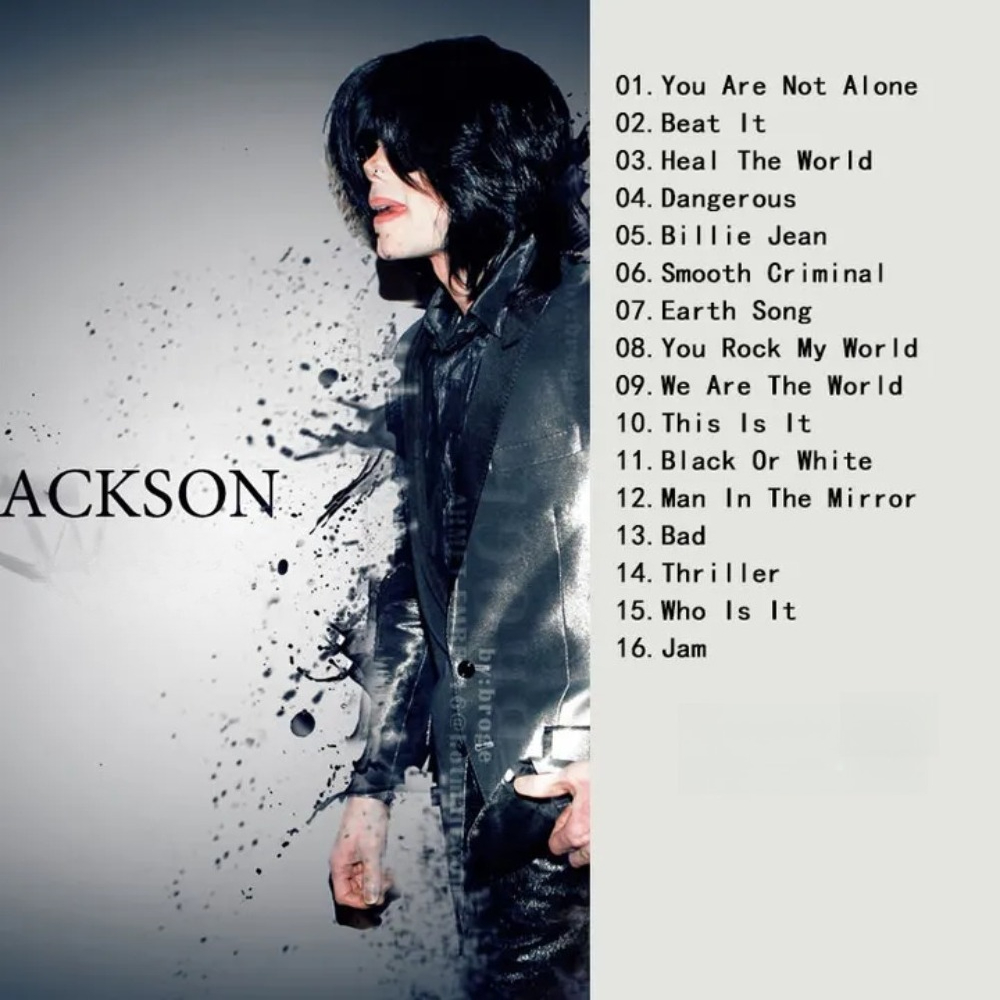 Audio Music Track - Michael Jackson Greatest Hits Music CD