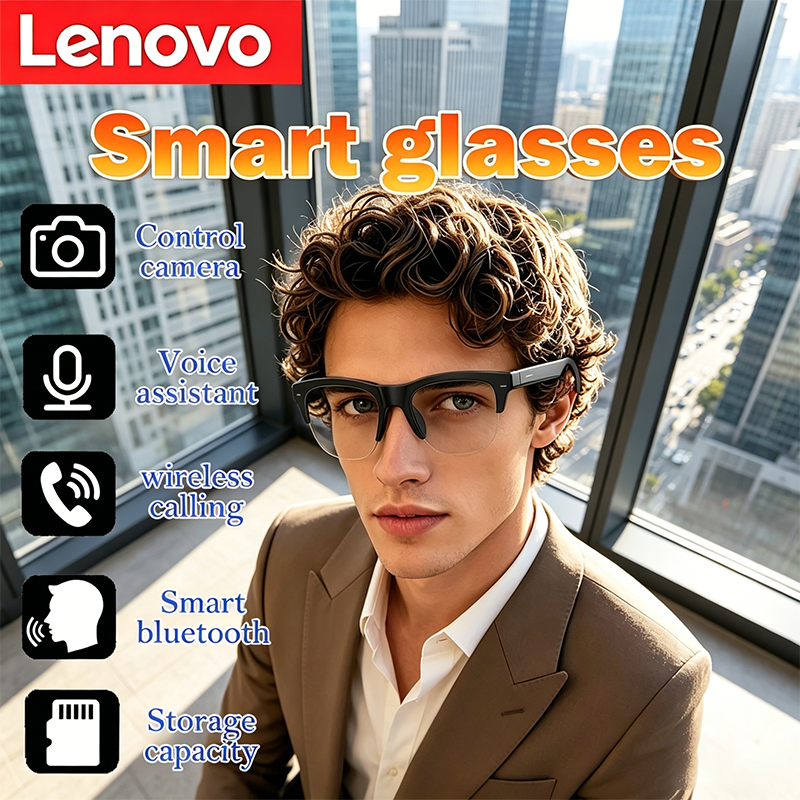 Audio Music Recording - Lenovo 2026 New AI Smart Sunglasses