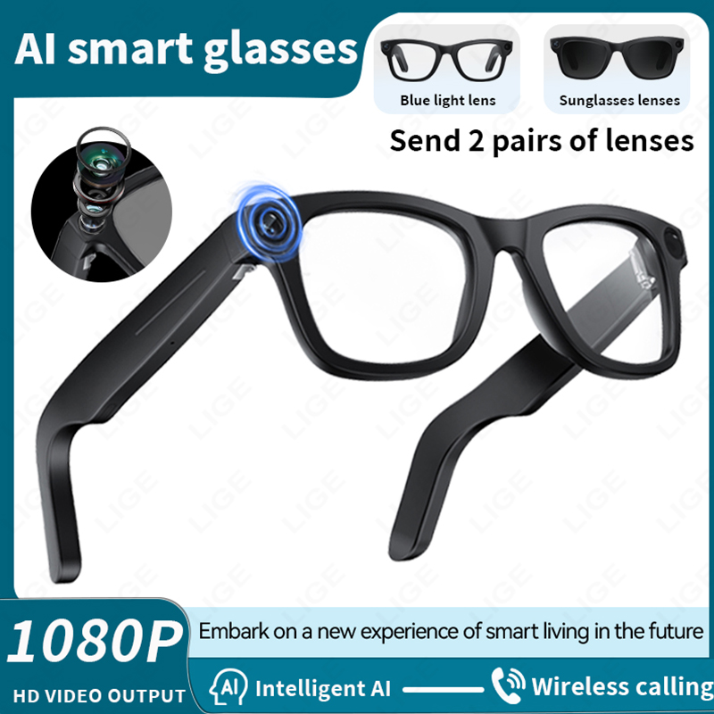 Audio Music To Video Ai - AI Smart Glasses Camera 800W Bluetooth