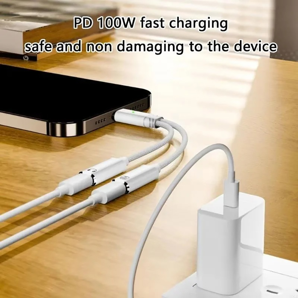 USB C Splitter 2 in 1 Headphon – Audio Music Splitter Bewertung und Preis