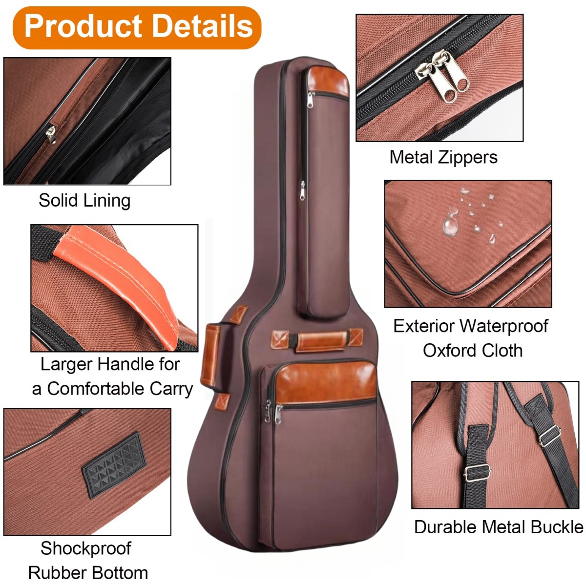 Miwayer-Acoustic Guitar Bag, 4 – Guitar Strap Padded Bewertung und Preis
