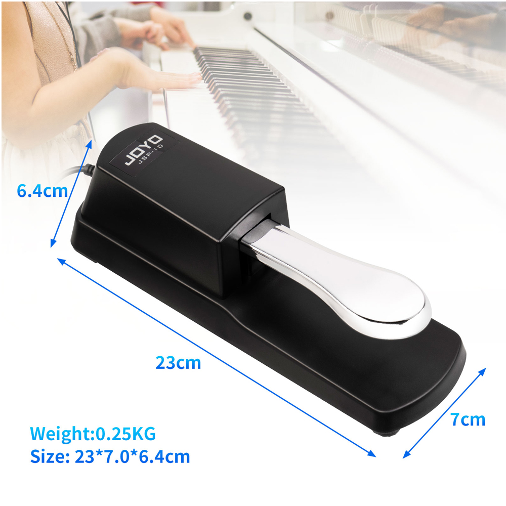JOYO JSP-10 Sustain Pedal 6.35 – Piano Sustain Pedal Bewertung und Preis