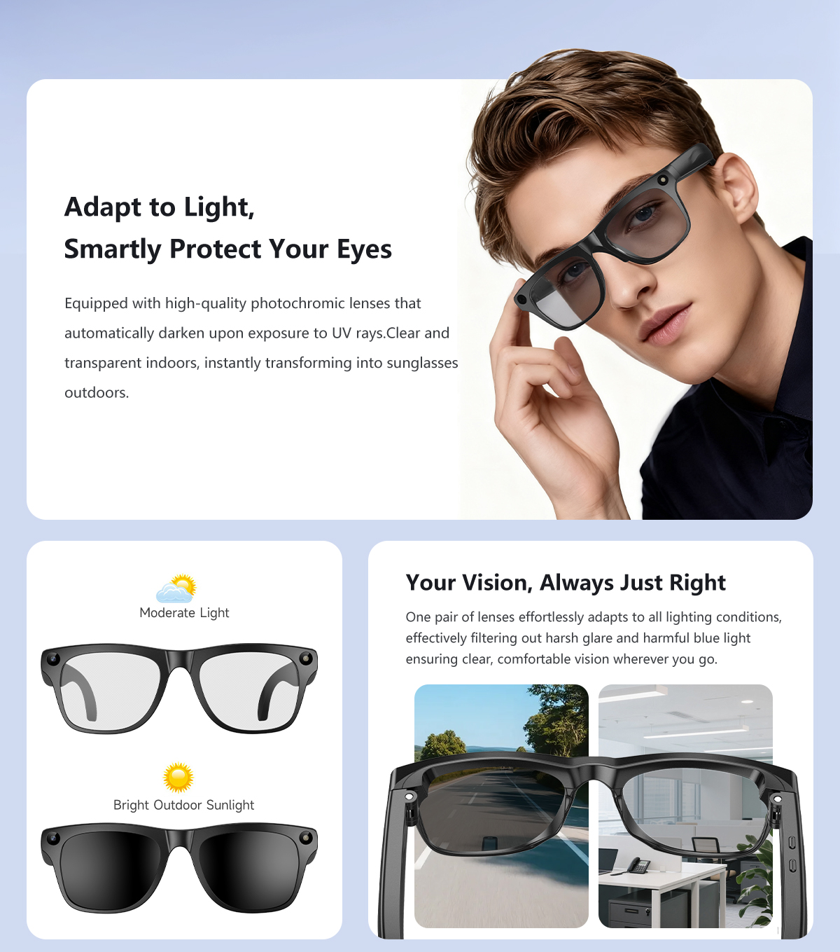 AI Smart Glasses Camera AI Pho – Audio Music Recording Bewertung und Preis