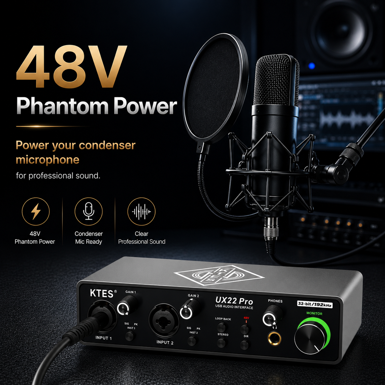 UX22 Pro Audio Interface 192kH – Audio Music Tiktok Bewertung und Preis