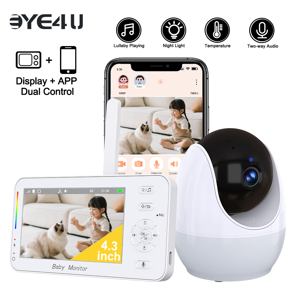 4.3 Inch Display Baby Monitor  – Audio Music Track Bewertung und Preis