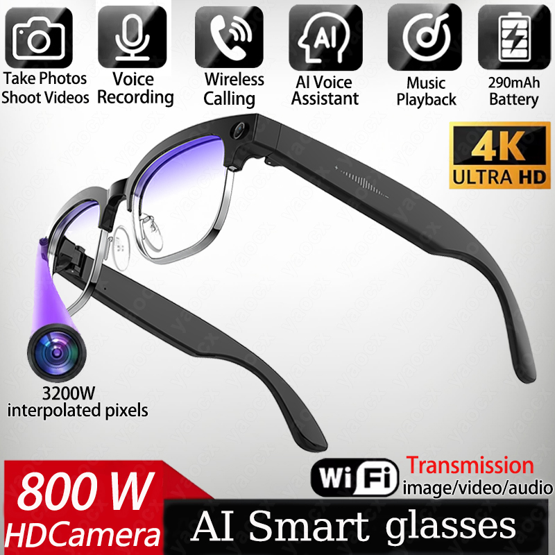 4K Smart AI Glasses 8MP Camera – Audio Music Recording Bewertung und Preis