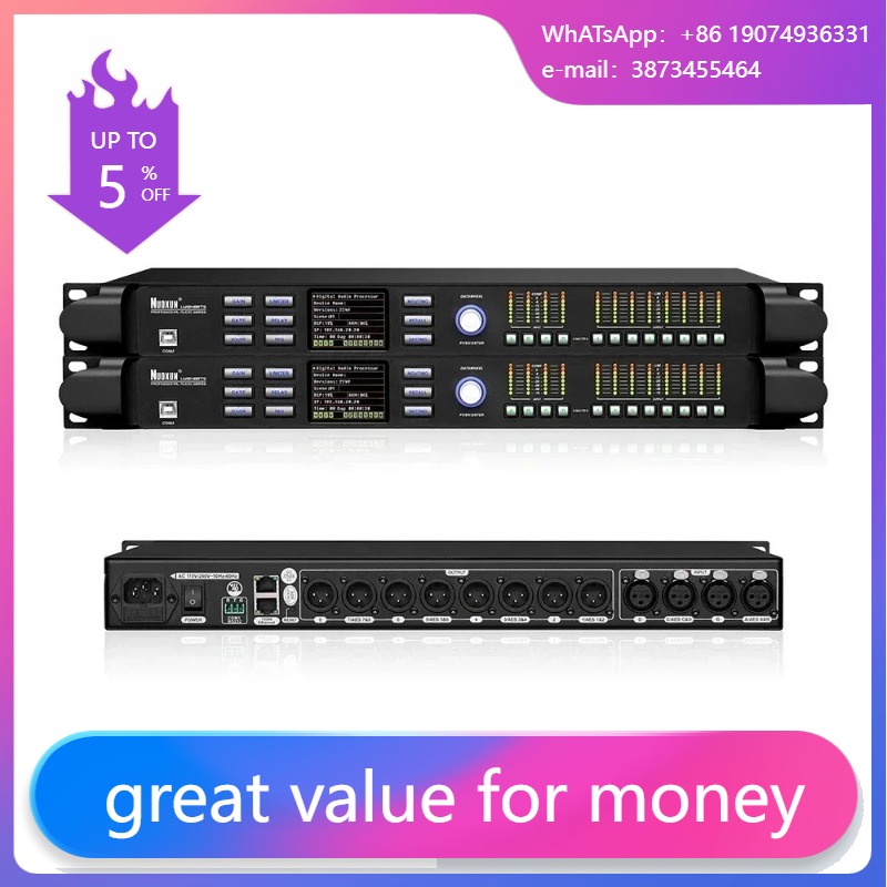 Hot Sell 4inx8out DSP Speaker  – Audio Music Software Bewertung und Preis