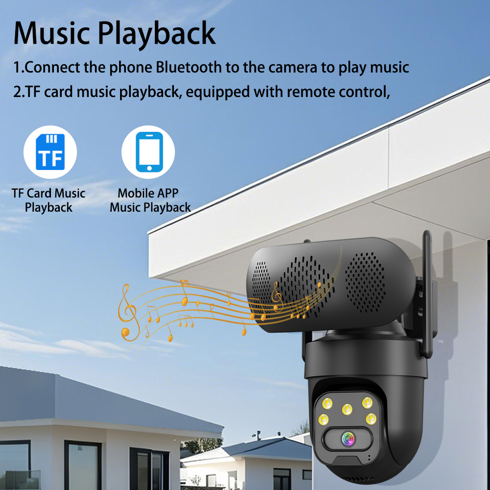 5MP HD WiFi IP Camera with Mus – Audio Music Track Bewertung und Preis
