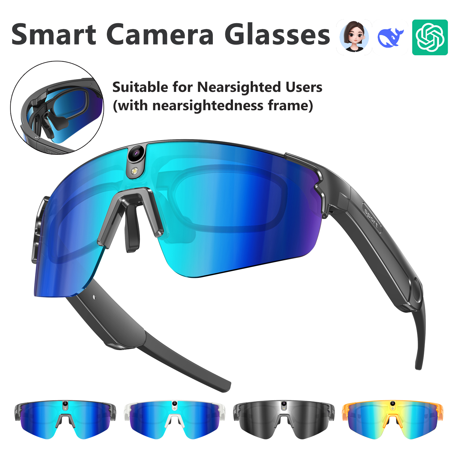 L805 AI Smart Glasses With 800 – Audio Music To Video Ai Bewertung und Preis