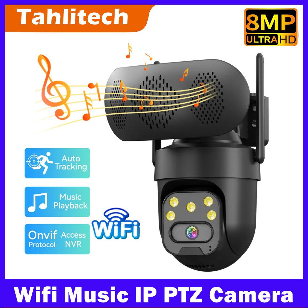 8MP WiFi IP Camera with Music  – Audio Music Track Bewertung und Preis