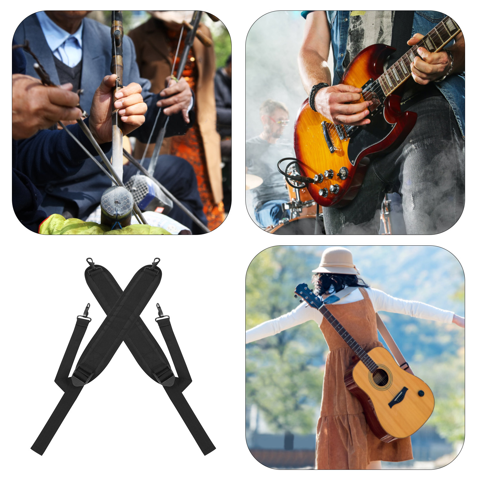 2Pcs Comfortable Padded Should – Guitar Strap Padded Bewertung und Preis