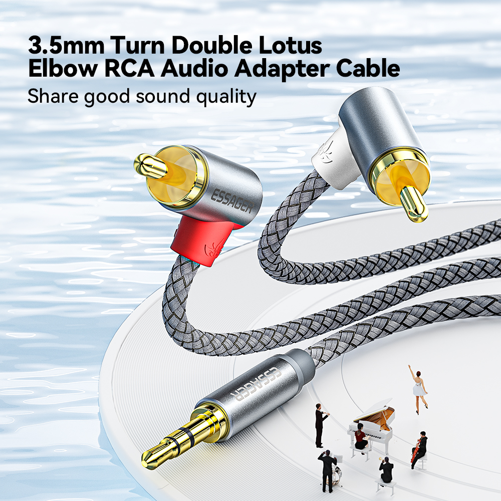 Essager 90 ° Angle RCA Audio S – Audio Music Splitter Bewertung und Preis