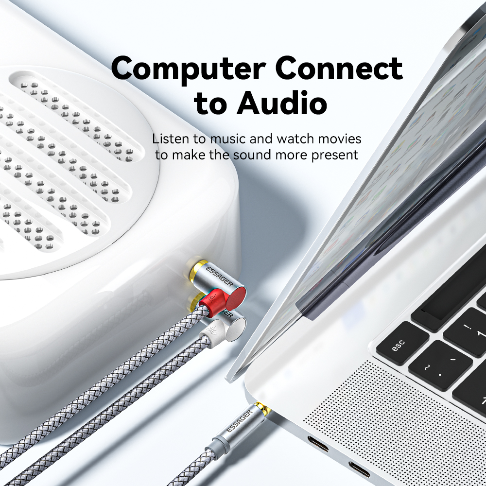 Essager 90 ° Angle RCA Audio S – Audio Music Splitter Bewertung und Preis