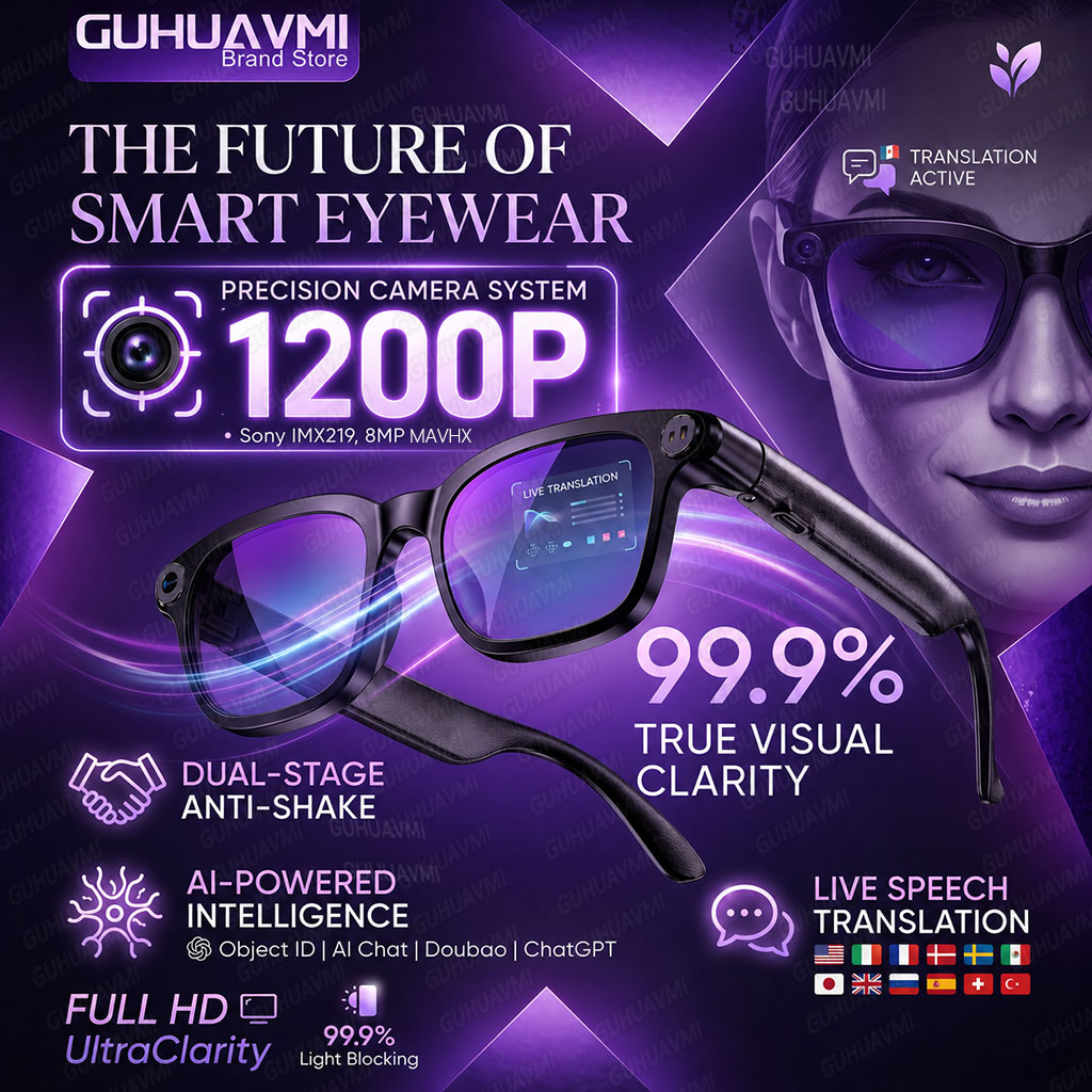 2026 Smart Camera Glasses 1080 – Audio Music To Video Ai Bewertung und Preis