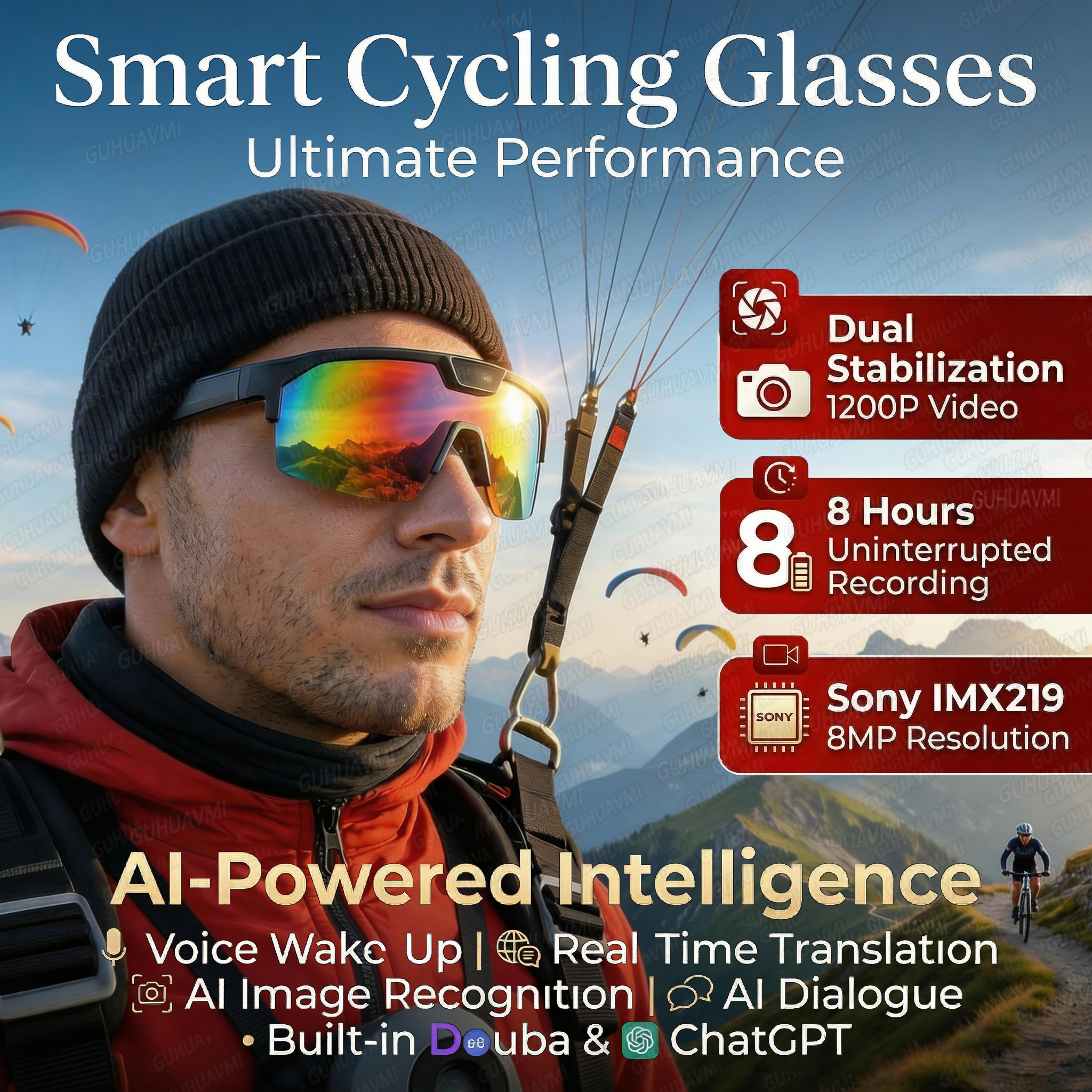 2026 New AI Smart Sports Glass – Audio Music To Video Ai Bewertung und Preis