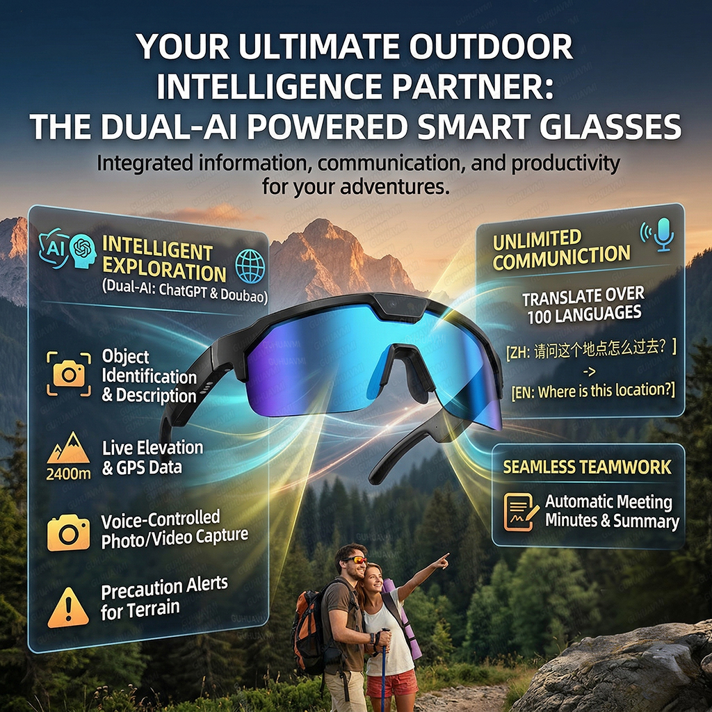 2026 New AI Smart Sports Glass – Audio Music To Video Ai Bewertung und Preis
