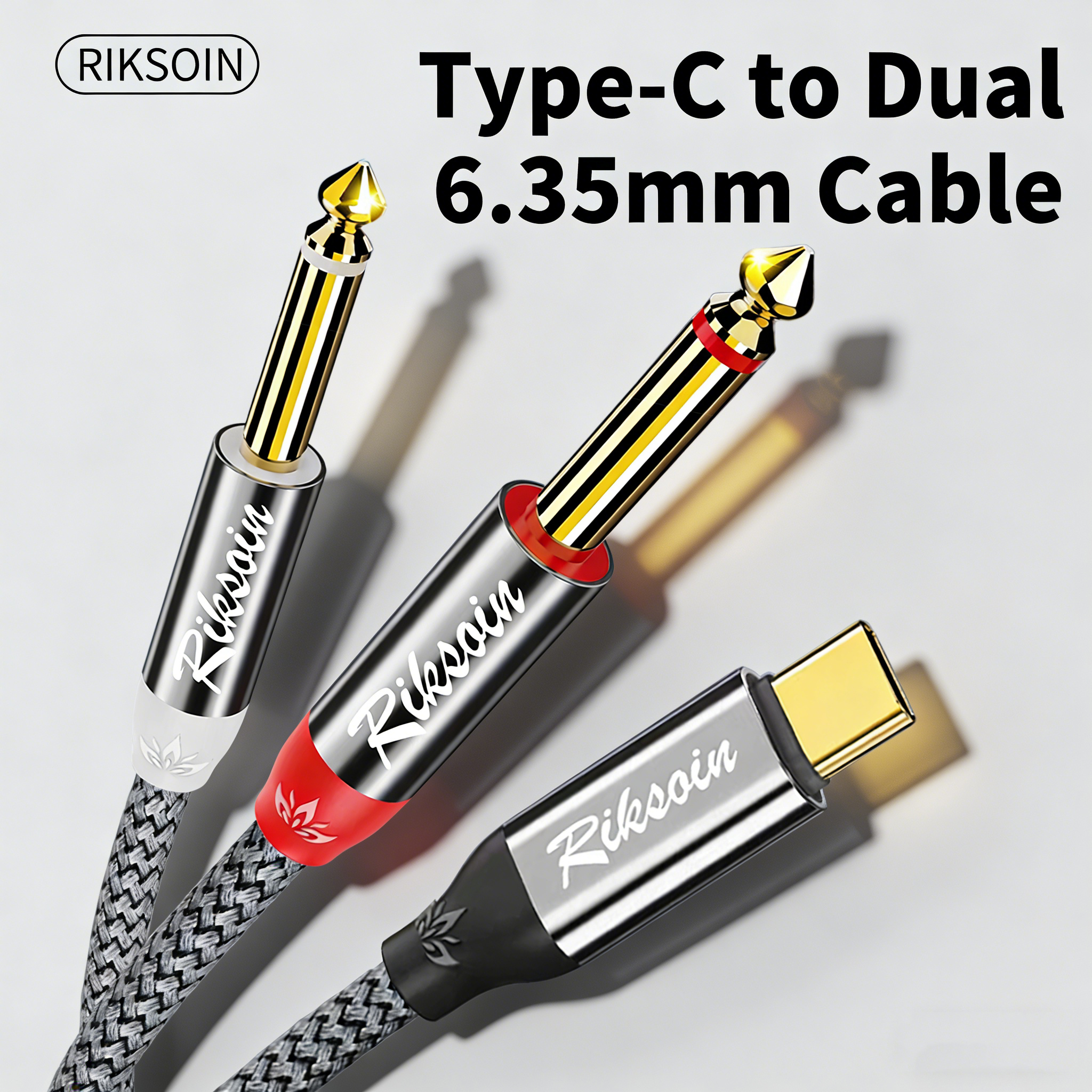 USB Type C to Dual 6.35mm TS A – Audio Music Splitter Bewertung und Preis