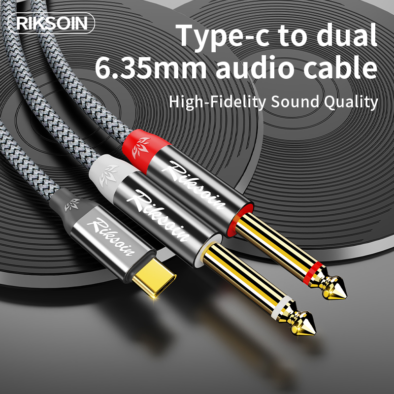 USB Type C to Dual 6.35mm TS A – Audio Music Splitter Bewertung und Preis