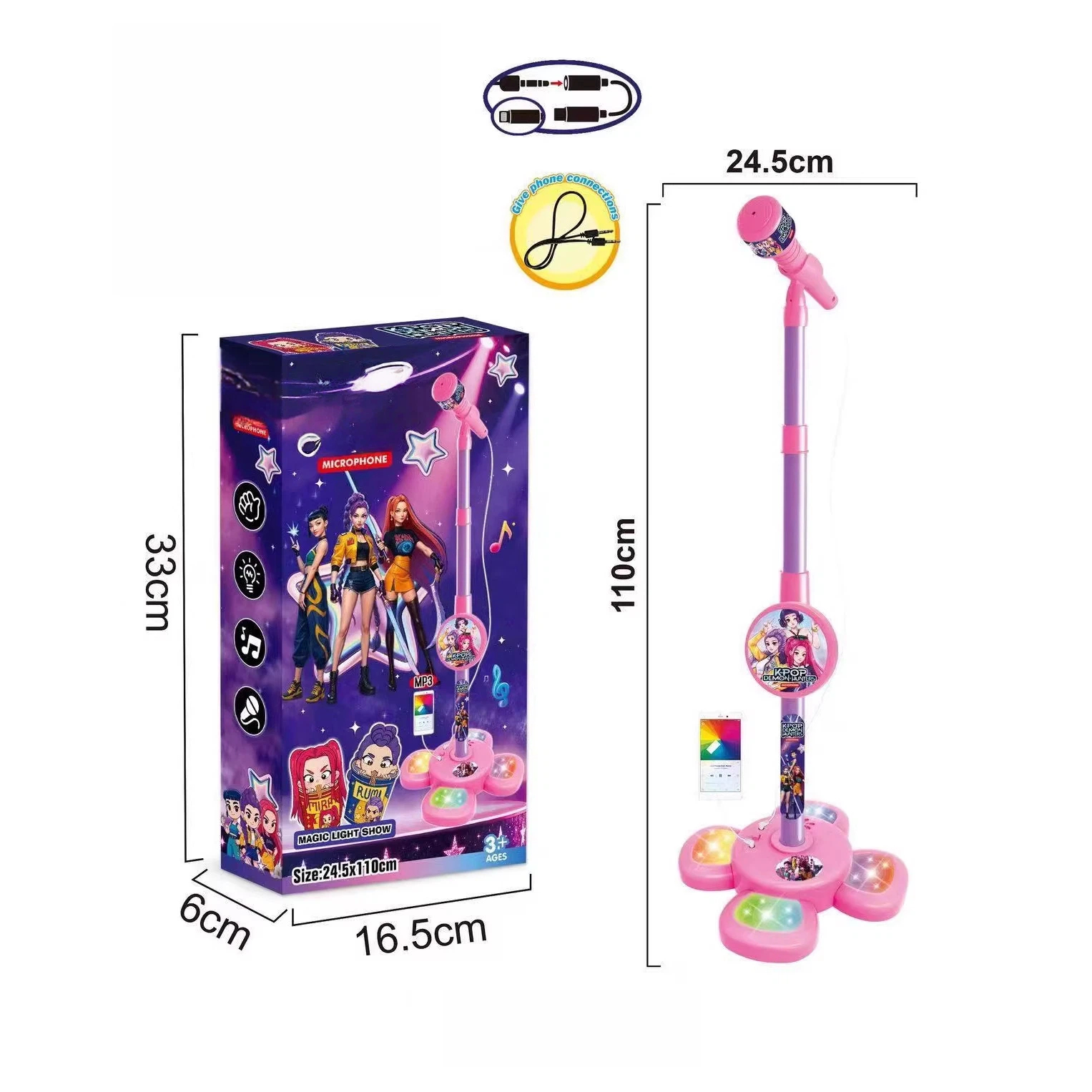 Karaoke Microphone with Stand, – Audio Music Editing Bewertung und Preis