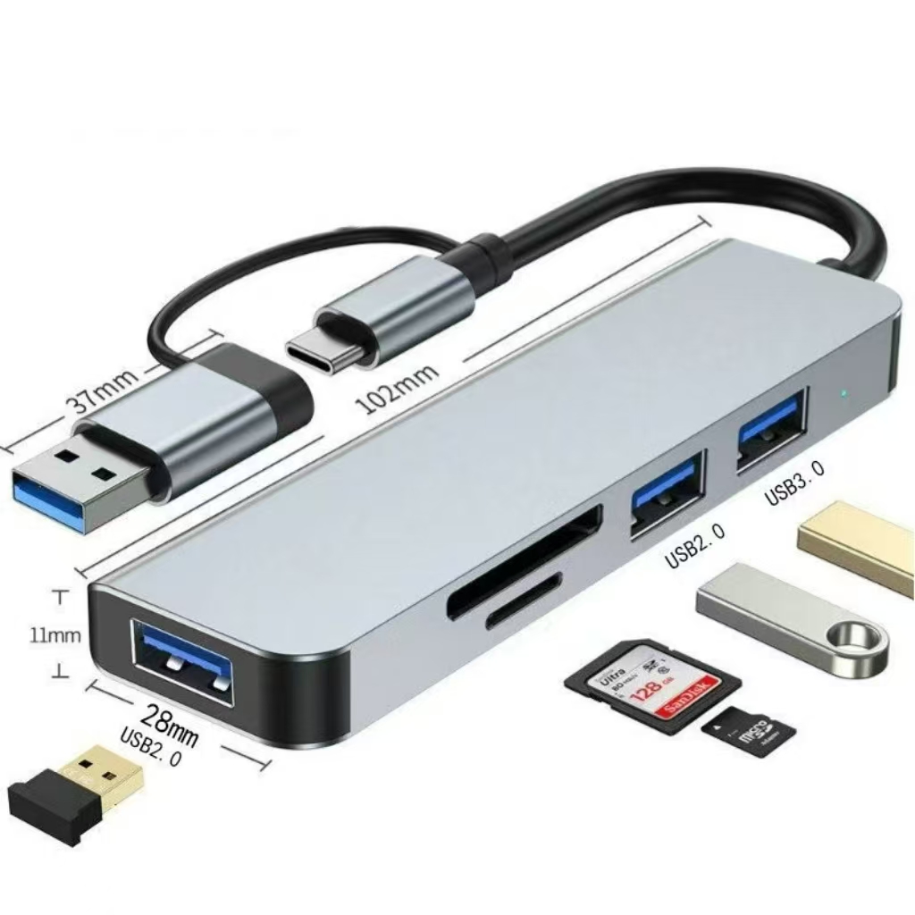 USB C Hub USB Splitter 8 in 1  – Audio Music Splitter Bewertung und Preis