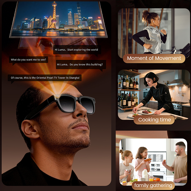 1300W HD Camera Smart AI Glass – Audio Music To Video Ai Bewertung und Preis