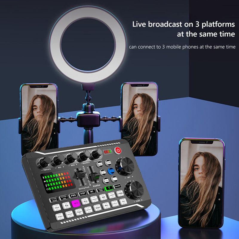 F998 Live Sound Card Audio DJ  – Audio Music Tiktok Bewertung und Preis