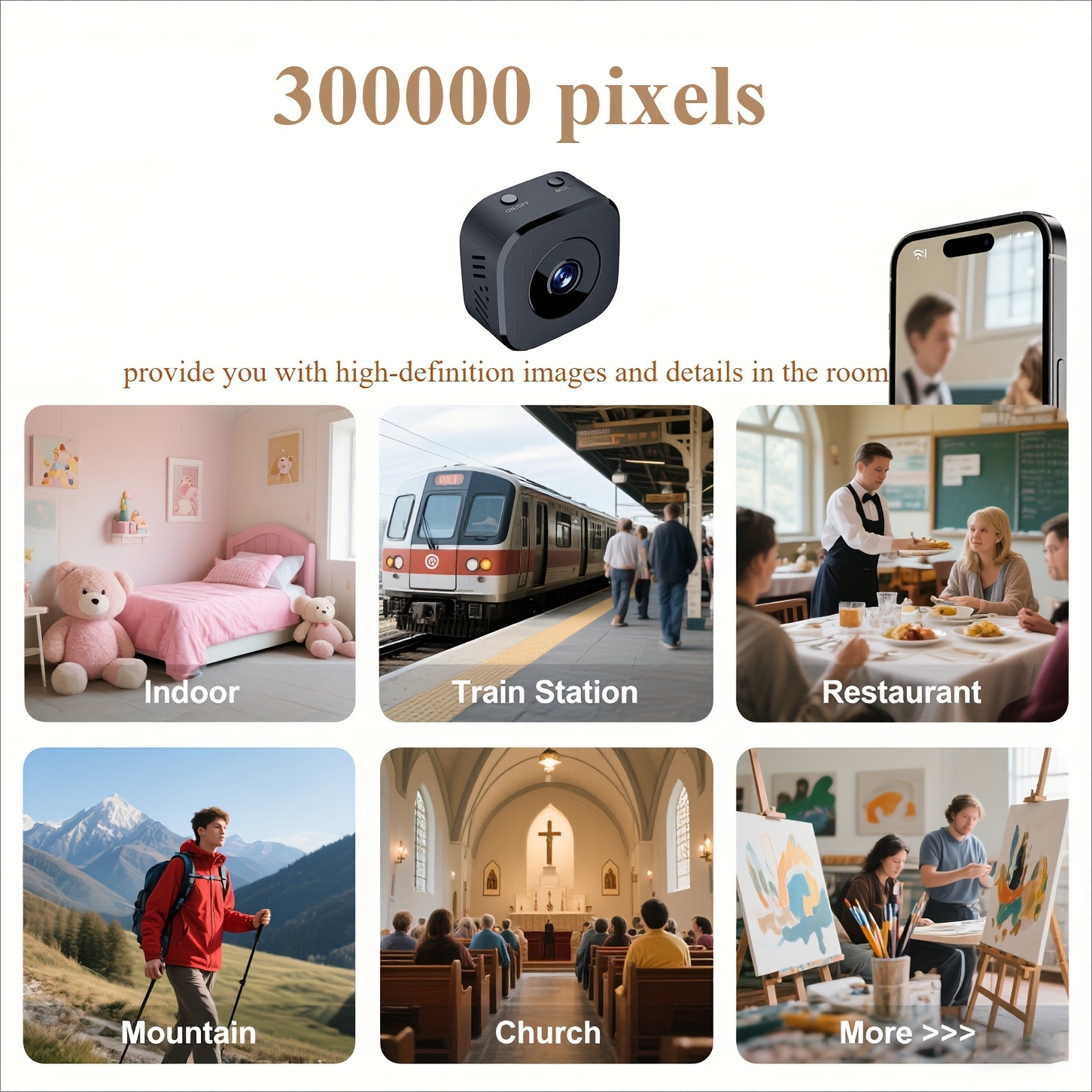 1080P HD Mini WiFi Camera Indo – Audio Music Recording Bewertung und Preis