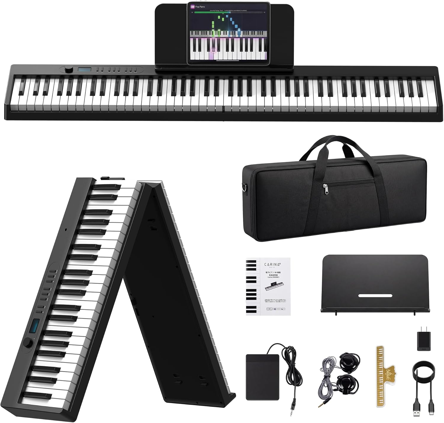 88-Key Foldable Semi-Weighted  – Piano Sustain Pedal Bewertung und Preis