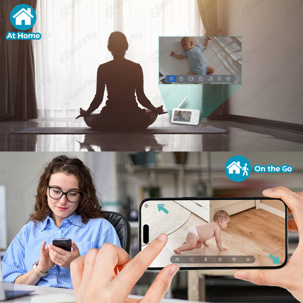 2K WiFi Baby Monitor with App, – Audio Music Track Bewertung und Preis