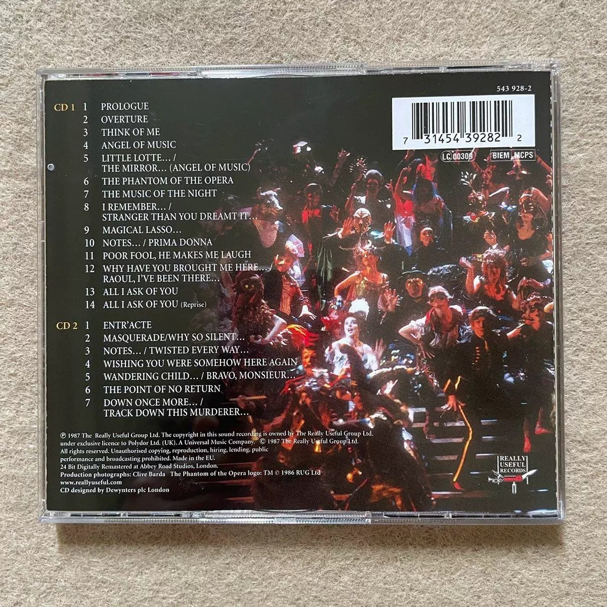 Broadway Musical The Phantom o – Audio Music Recording Bewertung und Preis