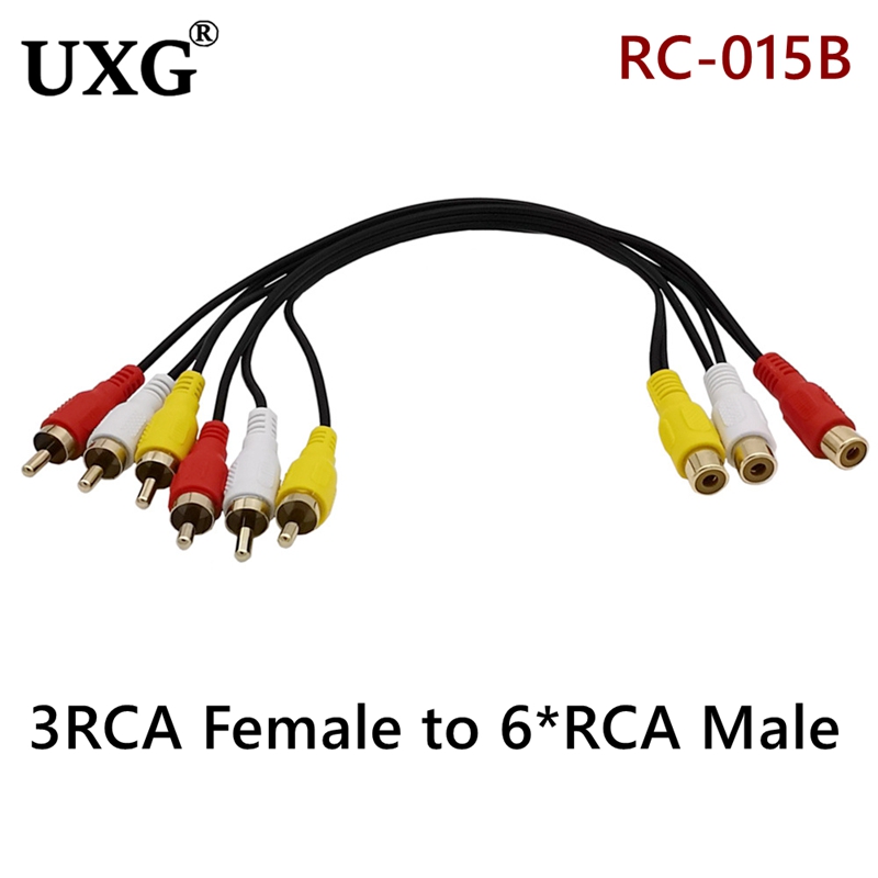 3RCA TO Audio TV DVD Video AV  – Audio Music Splitter Bewertung und Preis
