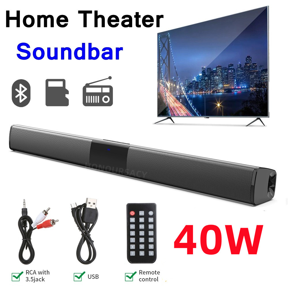 40W Soundbar TV Portable Bluet – Audio Music Visualizer Free Bewertung und Preis