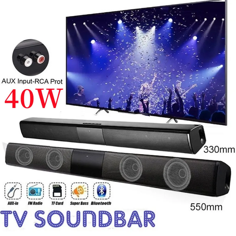 40W Soundbar TV Portable Bluet – Audio Music Visualizer Free Bewertung und Preis
