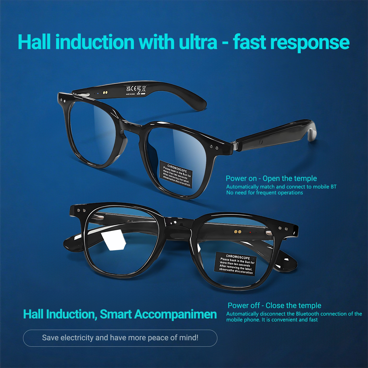 Photochromic Smart Glasses Ant – Audio Music To Video Ai Bewertung und Preis