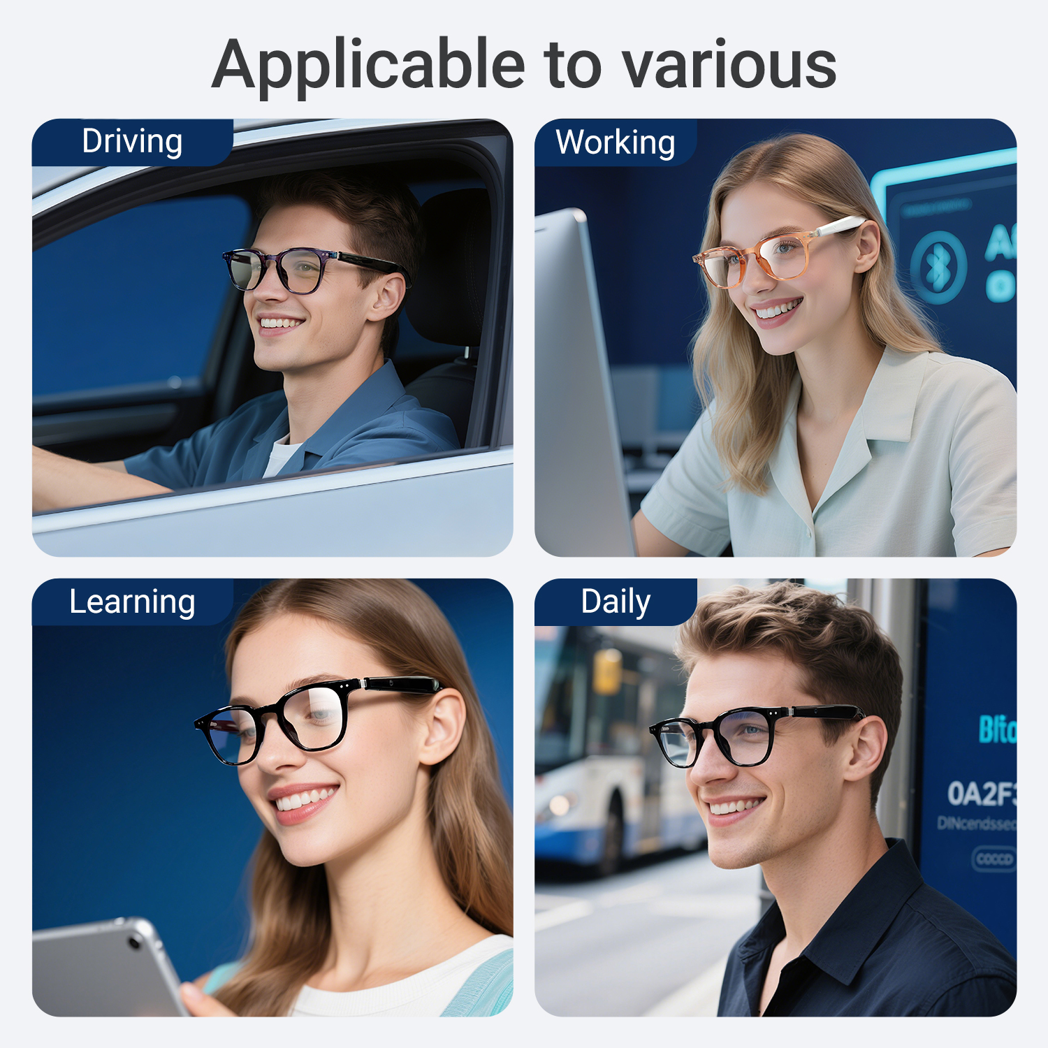 Photochromic Smart Glasses Ant – Audio Music To Video Ai Bewertung und Preis