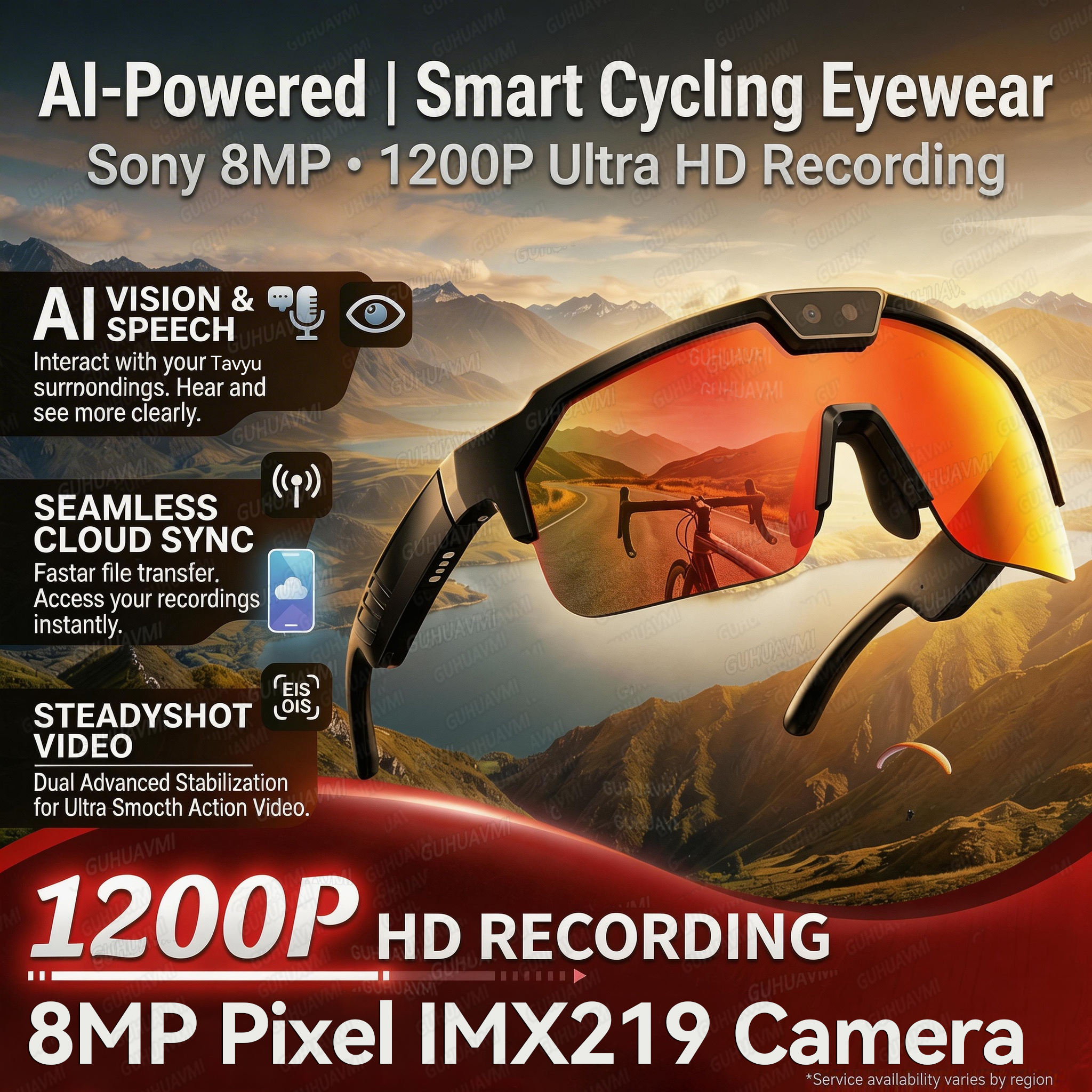 2026New AI Smart Glasses 1200P – Audio Music To Video Ai Bewertung und Preis