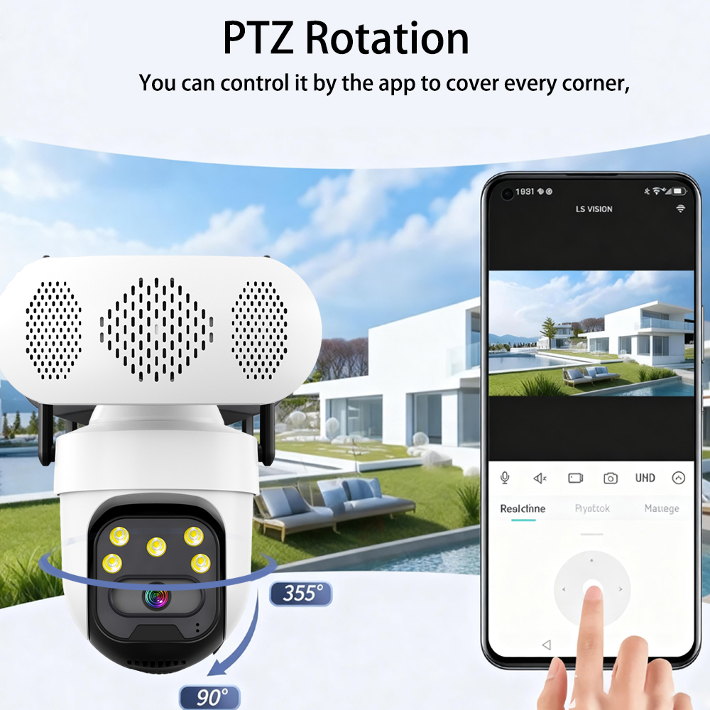 5MP Bluetooth Speaker PTZ Came – Audio Music Track Bewertung und Preis