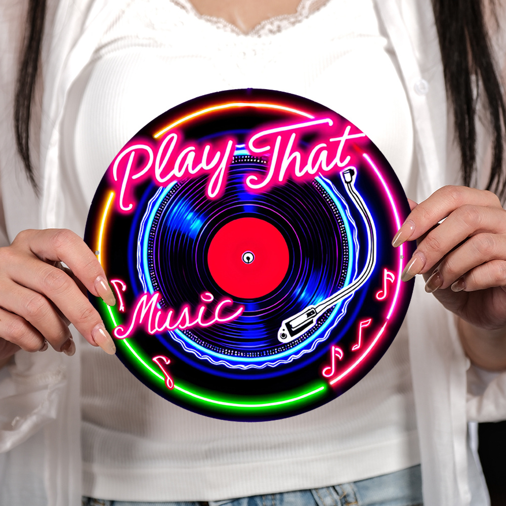 2D Flat, 1pc Retro Vinyl Recor – Audio Music Recording Bewertung und Preis