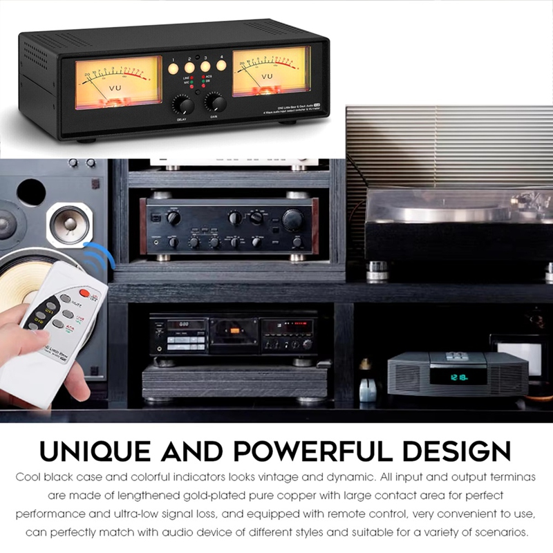 MIC+LINE Analog Dual VU Meter  – Audio Music Visualizer Free Bewertung und Preis