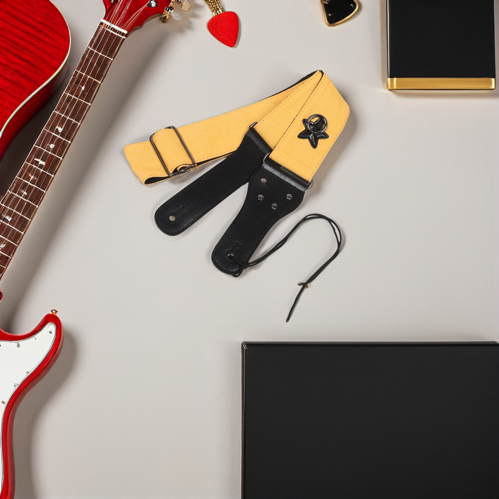 Double Layer Wide Guitar Strap – Guitar Strap Padded Bewertung und Preis