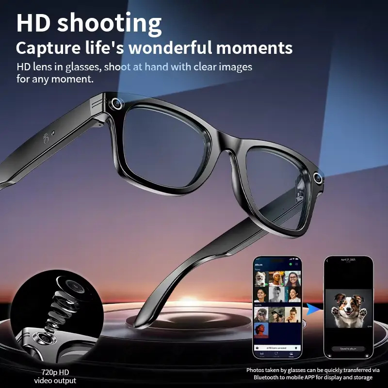 AI Smart Glasses with 8MP Came – Audio Music Recording Bewertung und Preis